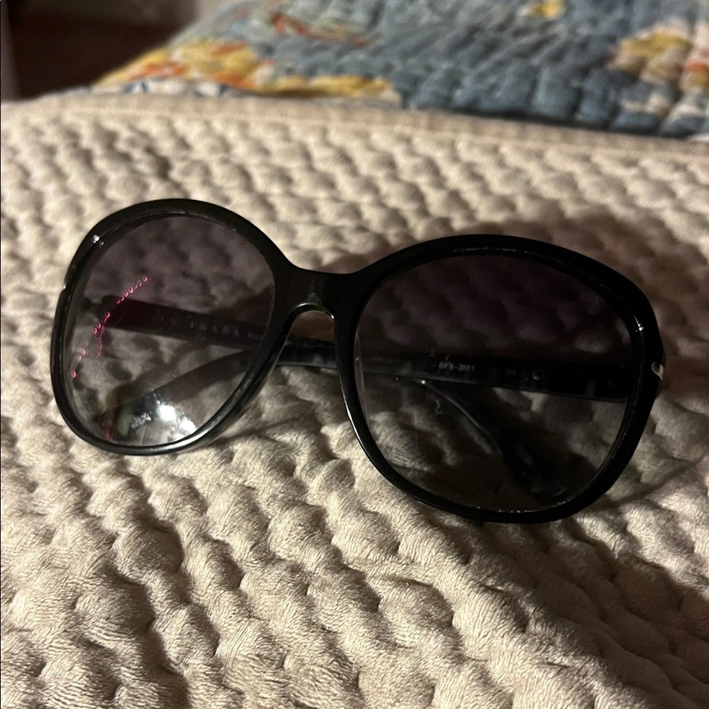 Prada Black Oversized Women's Sunglasses
